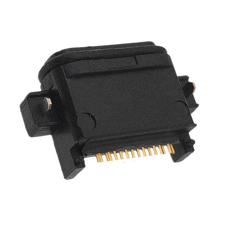 TYPE-C16P防水母座兩腳沉板1.6MM