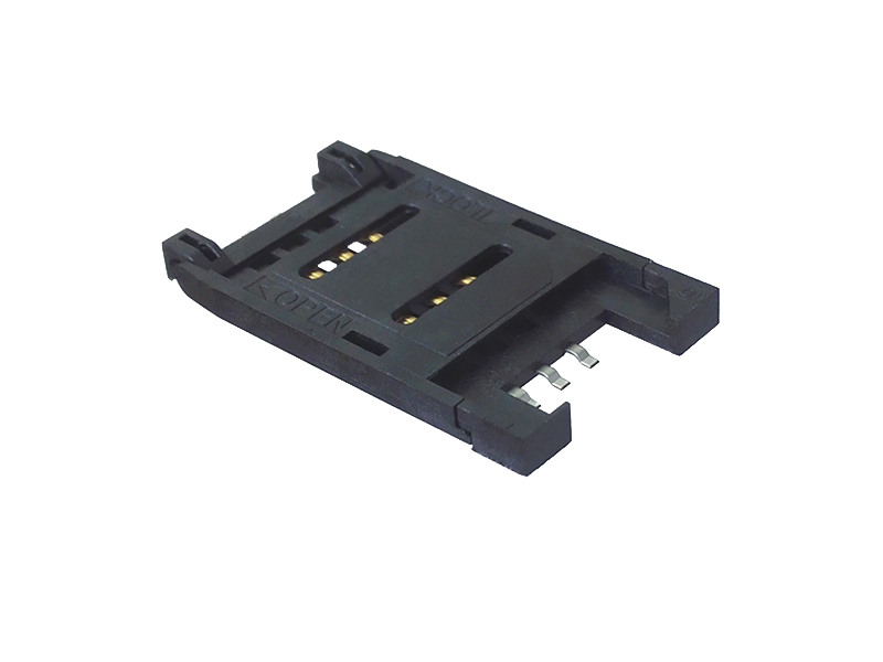 翻蓋式6P 2.5H全塑卡座